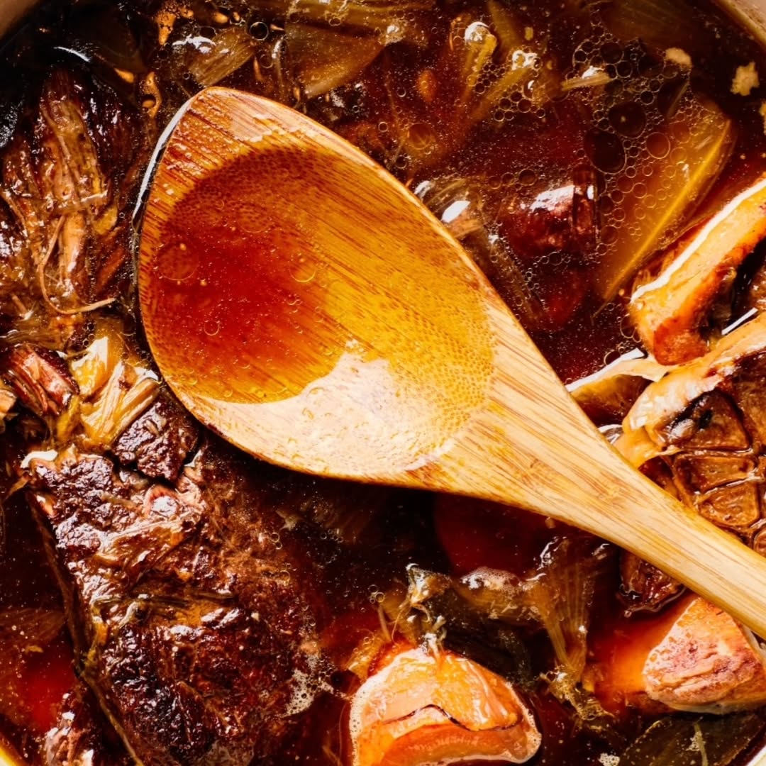 Photo by Asatoma_Conscious Food Choices on November 22, 2025. May be an image of ossobuco, stew and text.