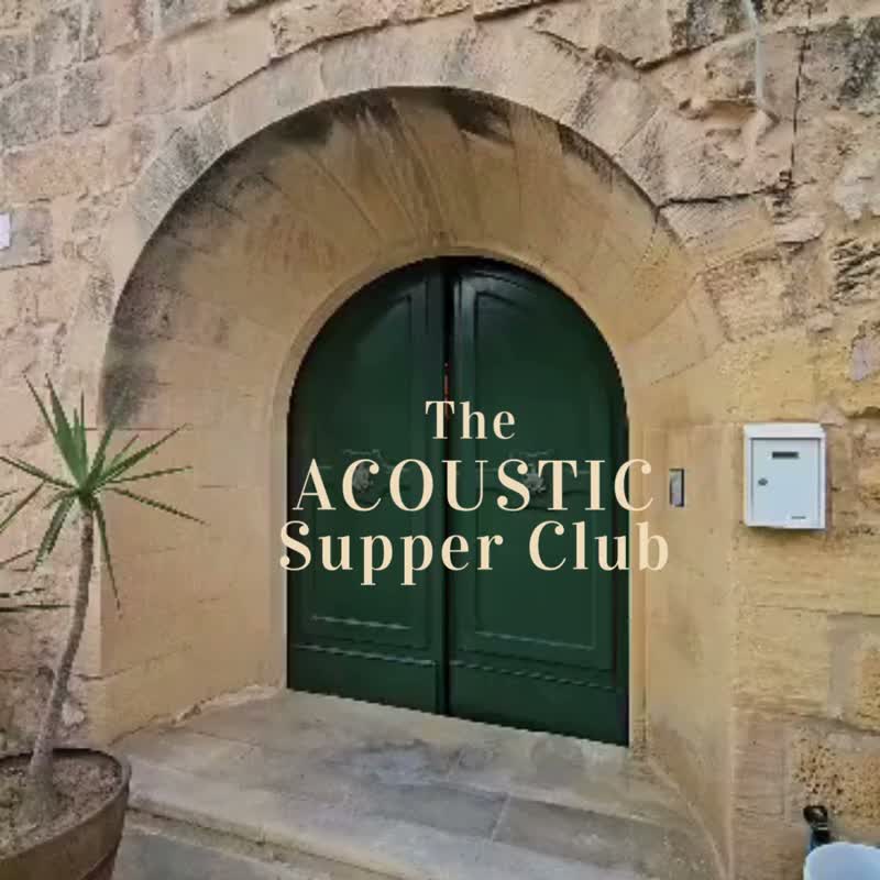 Video by Asatoma_Conscious Food Choices on August 16, 2026. May be an image of text that says 'The ACOUSTICI Supper Club'.